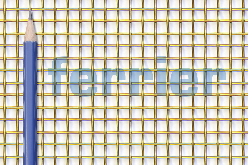 Ferrier brass 6 x 6 mesh x .035 weavemesh