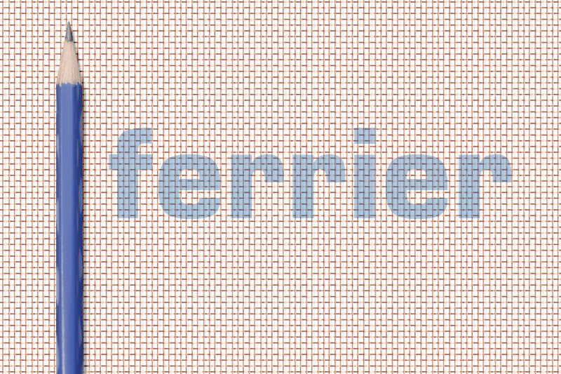 Ferrier copper 16 x 16 mesh x .011 weavemesh