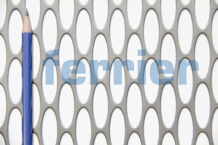Ferrier Design perforated
Pattern: 1/4 Ellipse
Material: mild steel (unfinished)