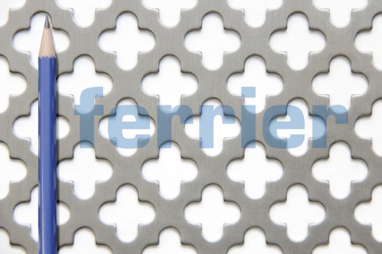 Ferrier Design perforated
Pattern: Full clover
Material: mild steel (unfinished)